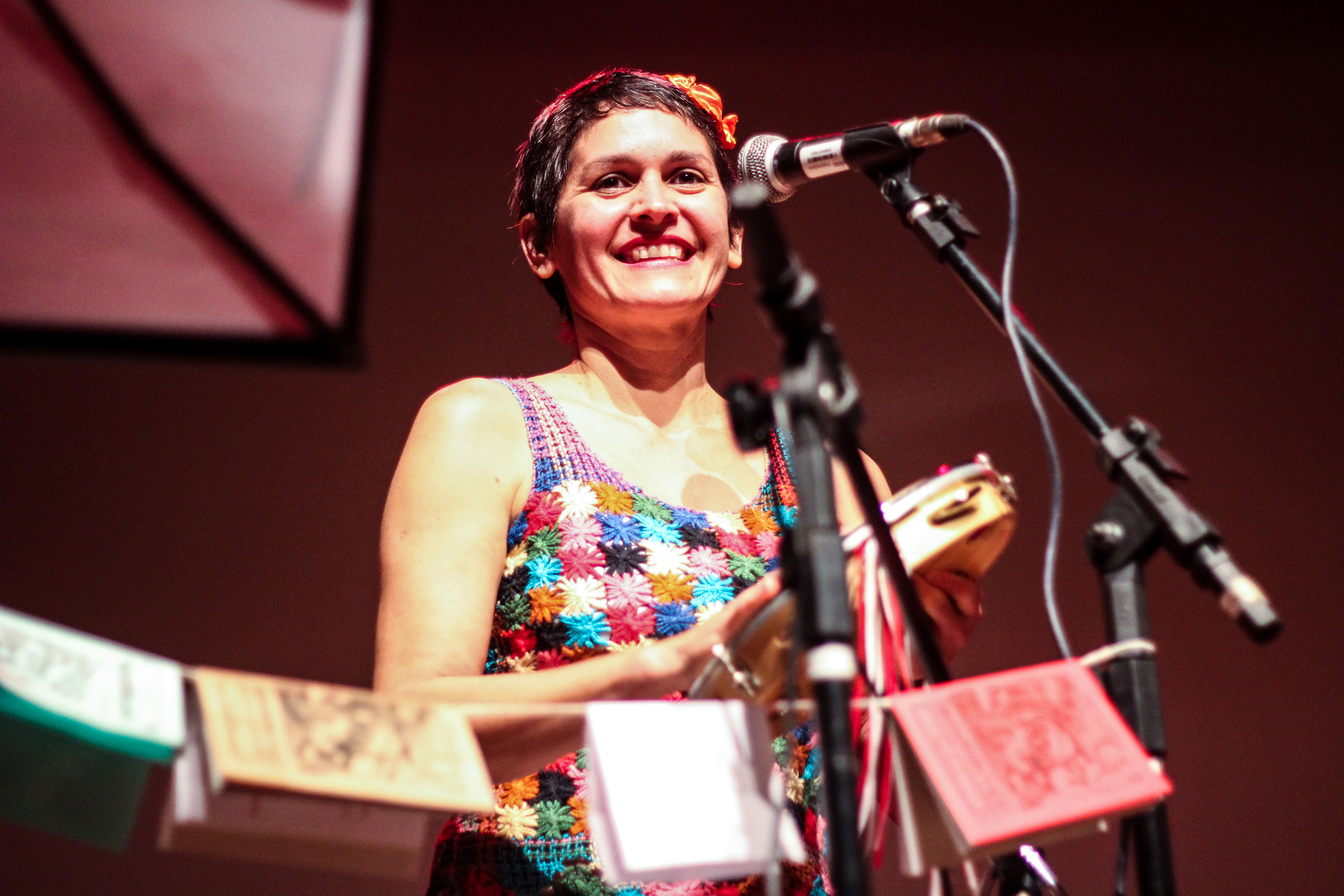  Llia Diniz leva a fora da poesia popular ao Sol Nascente.Foto:Davi Mello