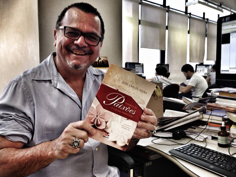 ? HOJE!!!  Lan?amento do livro de poesias POEMAS DE PAIX?ES E COISAS PARECIDAS de Jos? Carlos  Vieira. ?s 18h30 local: Bar Brahma.