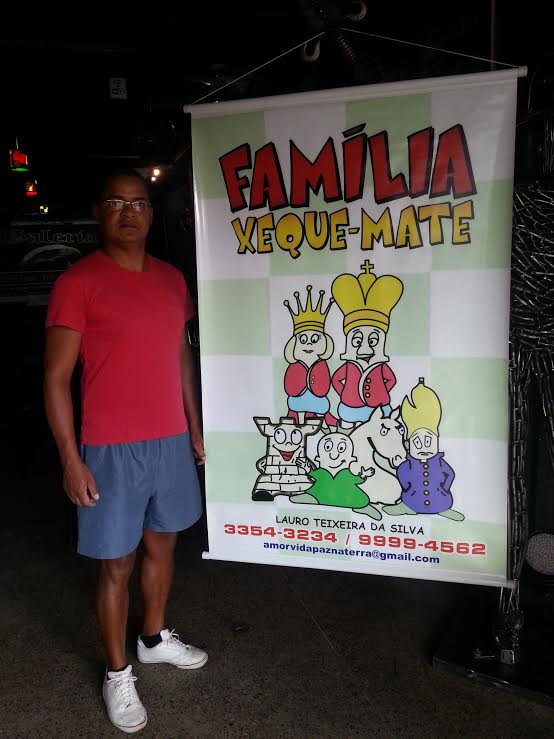 Lan?amento do livro "Fam?lia Xeque Mate" do Escritor Lauro Teixeira da Silva.Dia 5 de Junho.Galeria Olho de ?guia CCNF 1, Edif?cio Praiamar, Loja 12 Taguatinga Norte