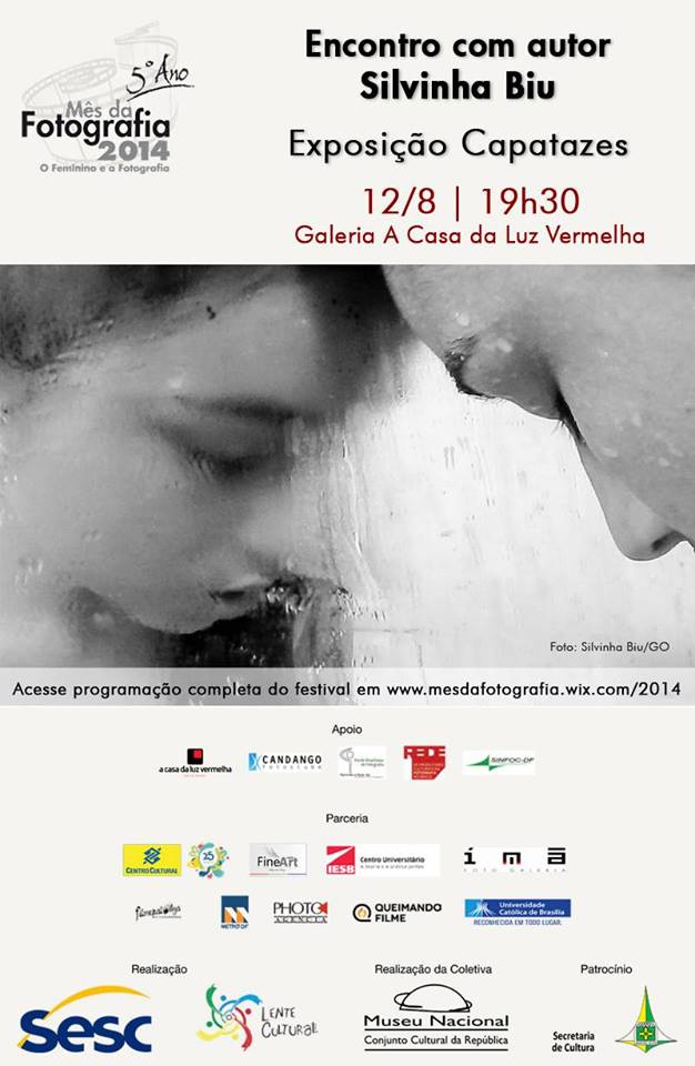 A fot?grafa Silvinha Biu em exposi??o "Capatazes" na Galeria A Casa Da Luz Vermelha. Dia 12.08, ?s 19:30.