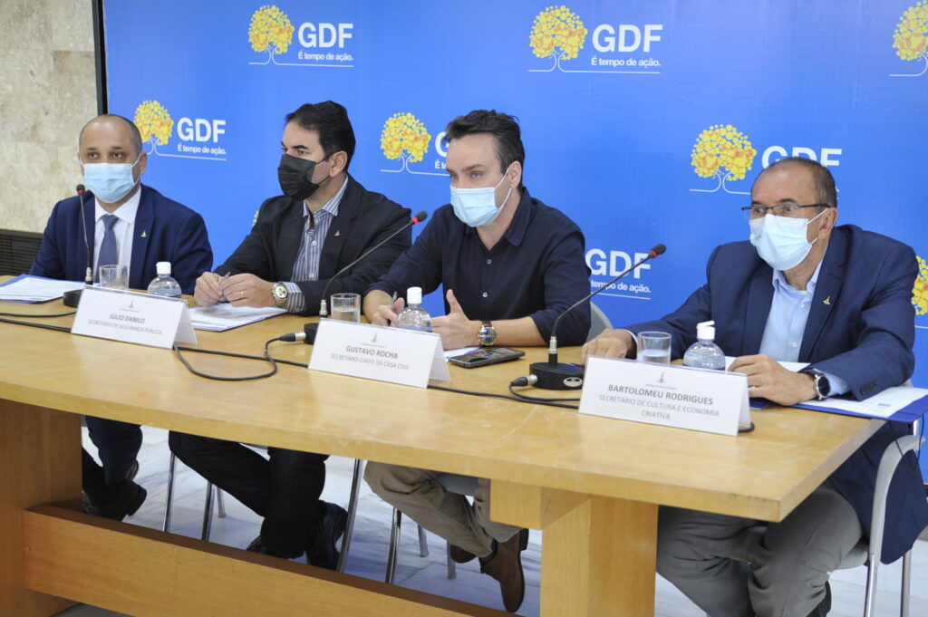 Pandemia ainda traz risco e carnaval fica pra depois Secretários destacam a proibição das festas, Foto: Renato Araújo/Agência Brasíliareforçam que a fiscalização vai apertar e apelam para colaboração da população