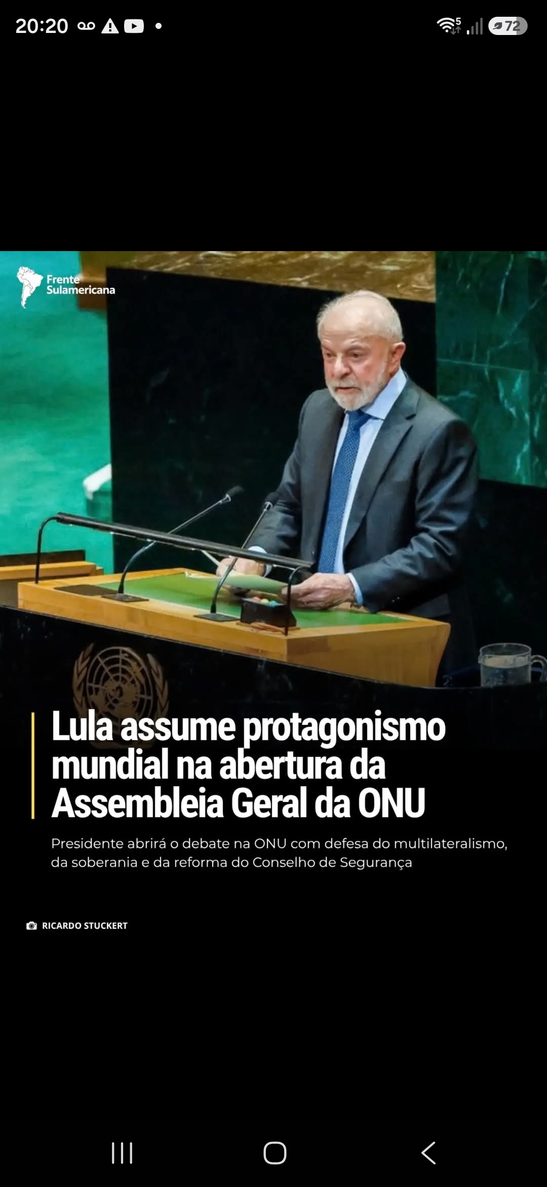 De acordo com o Itamarati