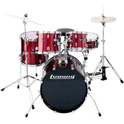 Vende-se Bateria LUDWIG, modelo LC105 (vinho), tratar com Marcelo Monteiro.