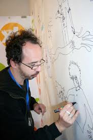 " POLITICAL COMIC" (Gianluca Costantini), en la Noche de los Museos de Buenos Aires