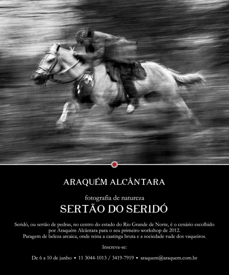 WORKSHOP de Araqu?m Alc?ntara no Serid?.De 6 a 10 de junho.