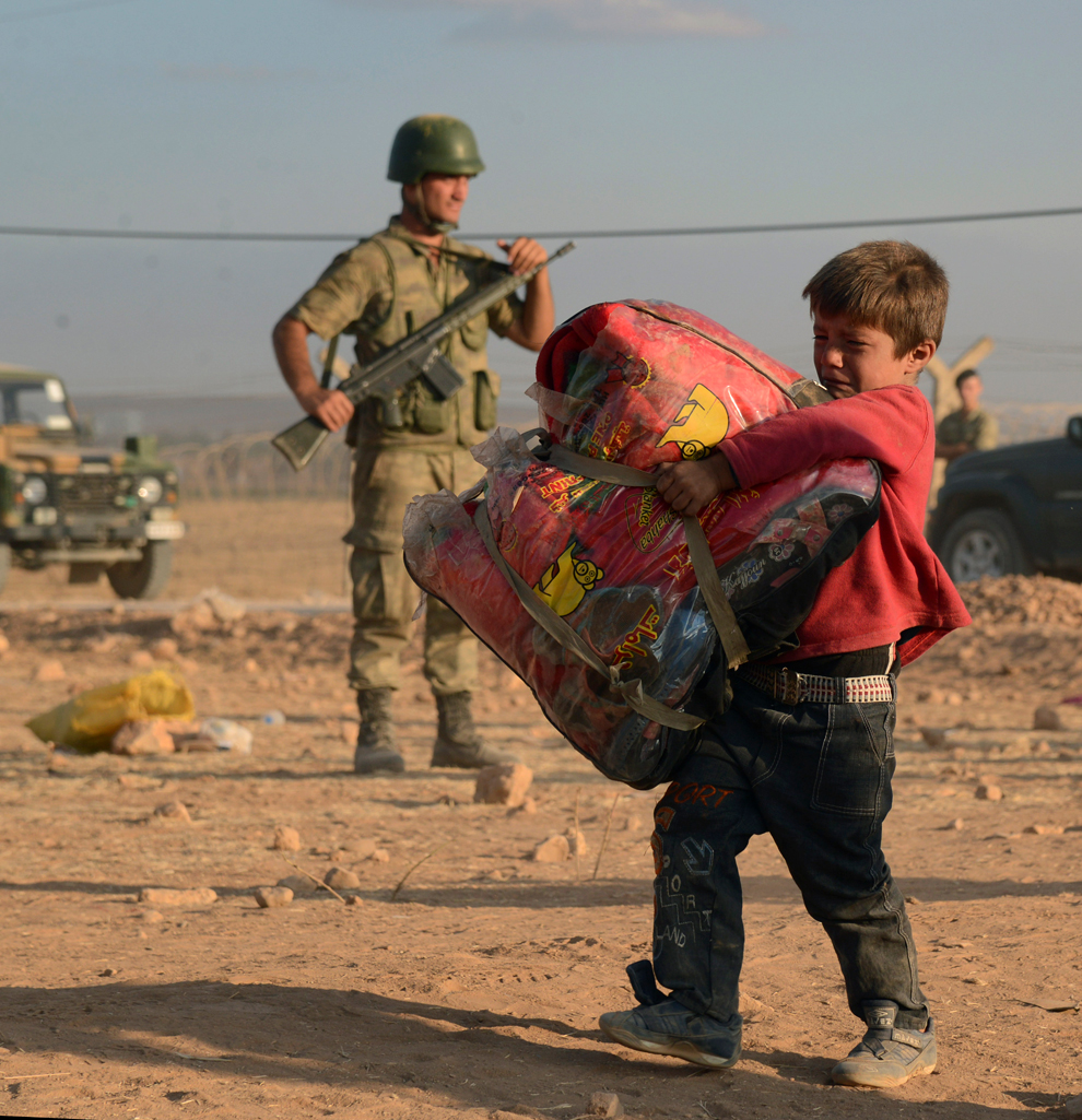 Refugiados.Foto:AP