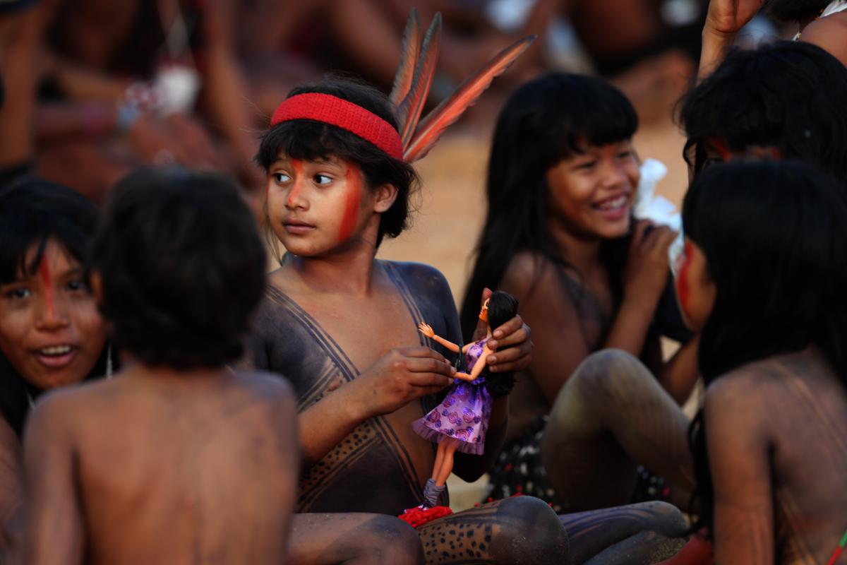 Os Jogos Mundiais Ind?genas.Foto:(Eraldo Peres / Associated Press)