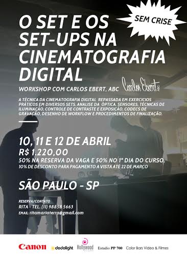  O Set e os Set-ups na Cinematografia Digital  com Carlos Ebert, ABC