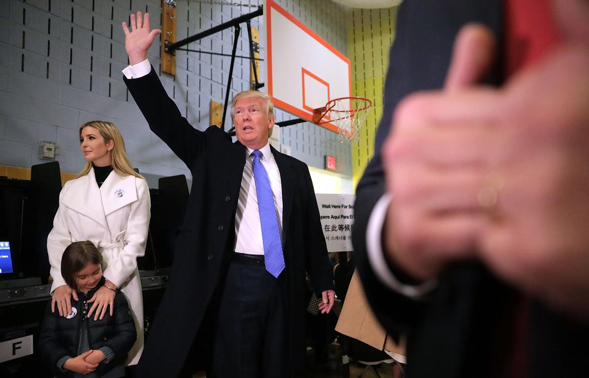 Donald Trump vence Hillary Clinton e é eleito presidente dos EUA.foto:Chip Somodevilla // Getty Images)