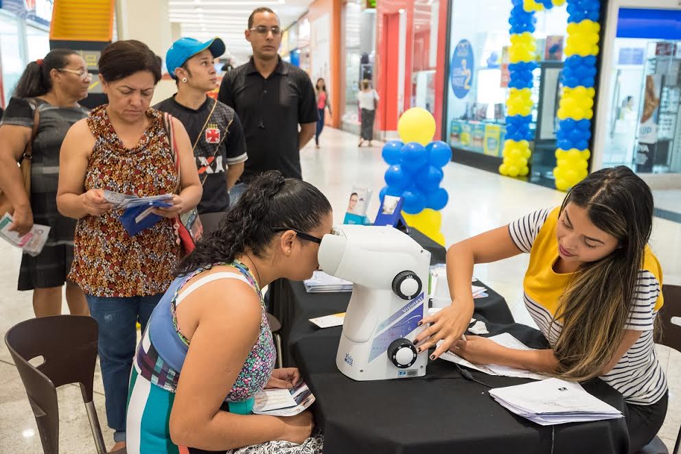  JK Shopping promove campanha de Preveno  Doenas Oculares.Fotos:Telmo Ximenes