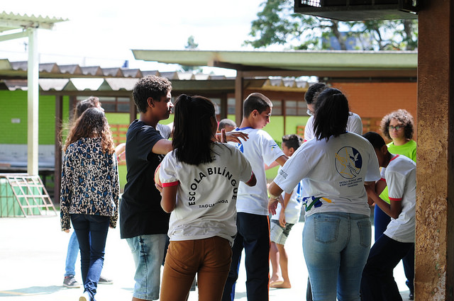 Escola pblica bilngue em Taguatinga ainda tem vaga.Foto: Pedro Ventura/Agncia Braslia