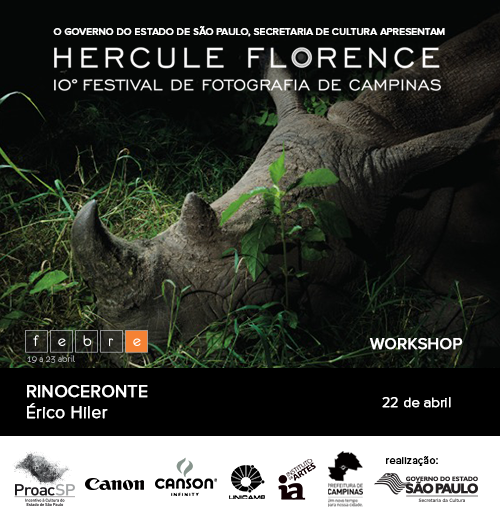 INSCRIES ABERTAS - WORKSHOP RINOCERONTE