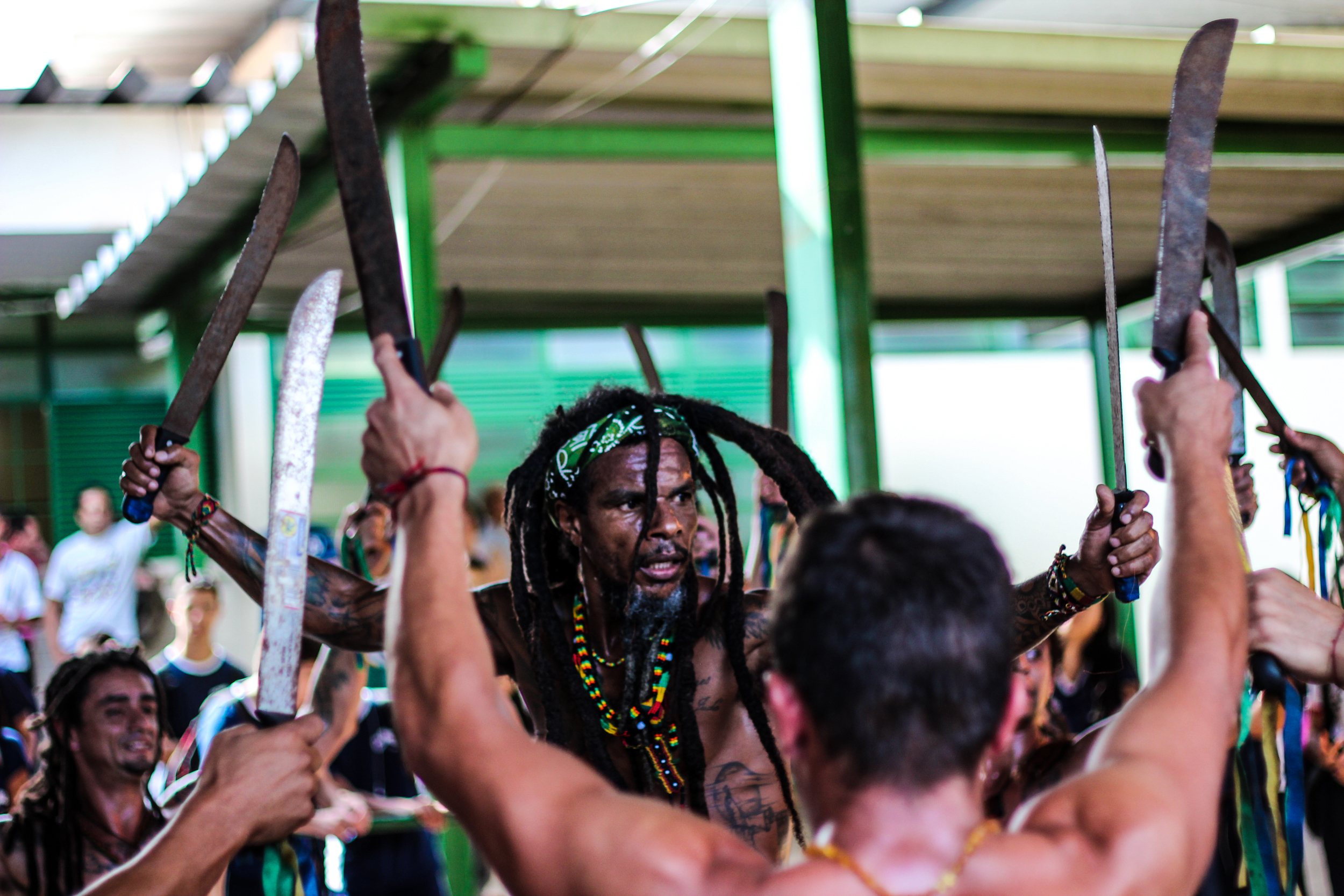 Espetculo leva a escolas do DF histrias da cultura negra do nosso pas.Fotos.Davi Carvalho