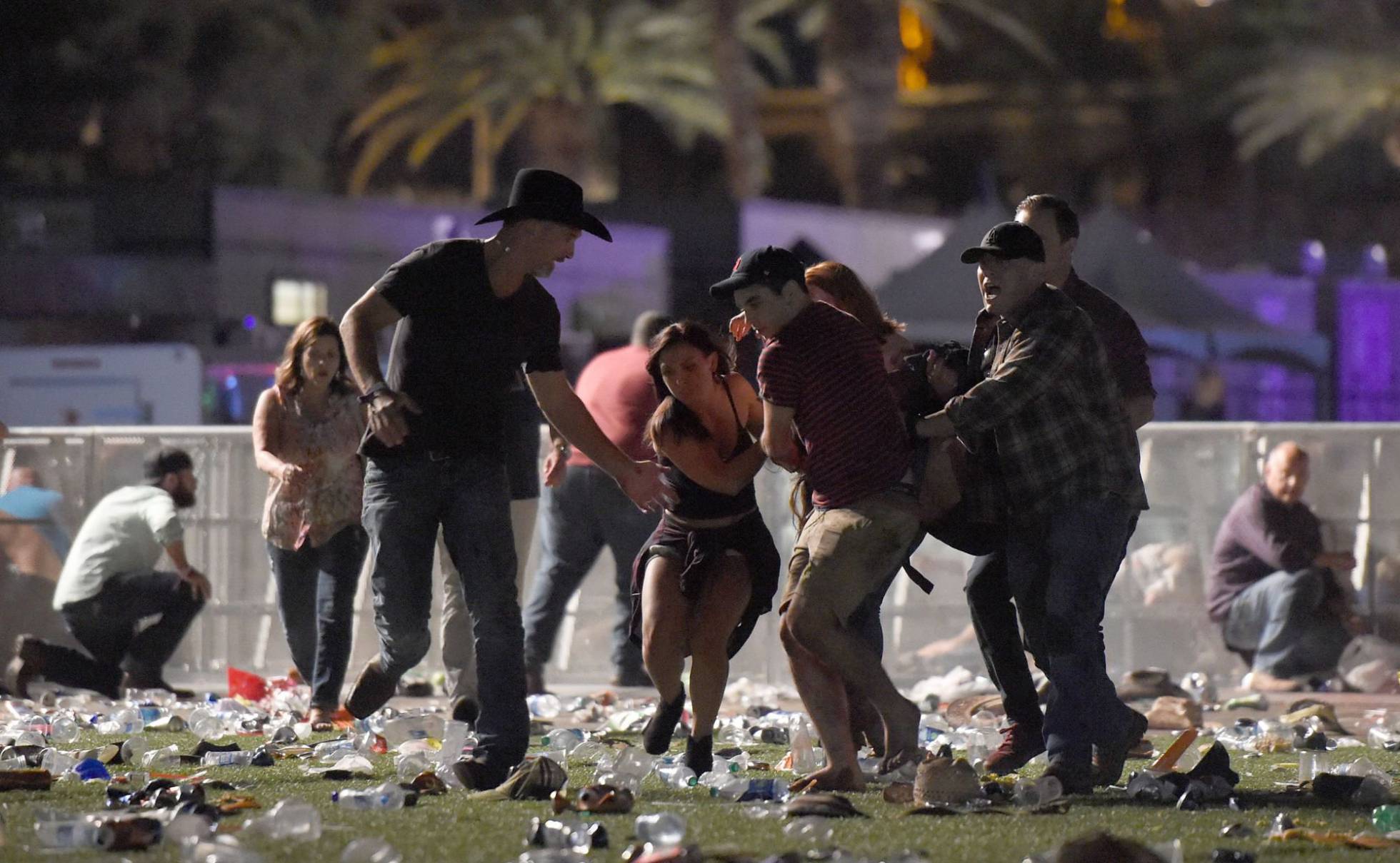 Atentado em Las Vegas, as ltimas notcias.Foto:DAVID BECKER AFP