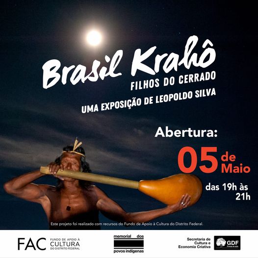 Memorial dos Povos Indígenas recebe exposição fotográfica ‘Brasil Krahô.por DC Davi Cruz*