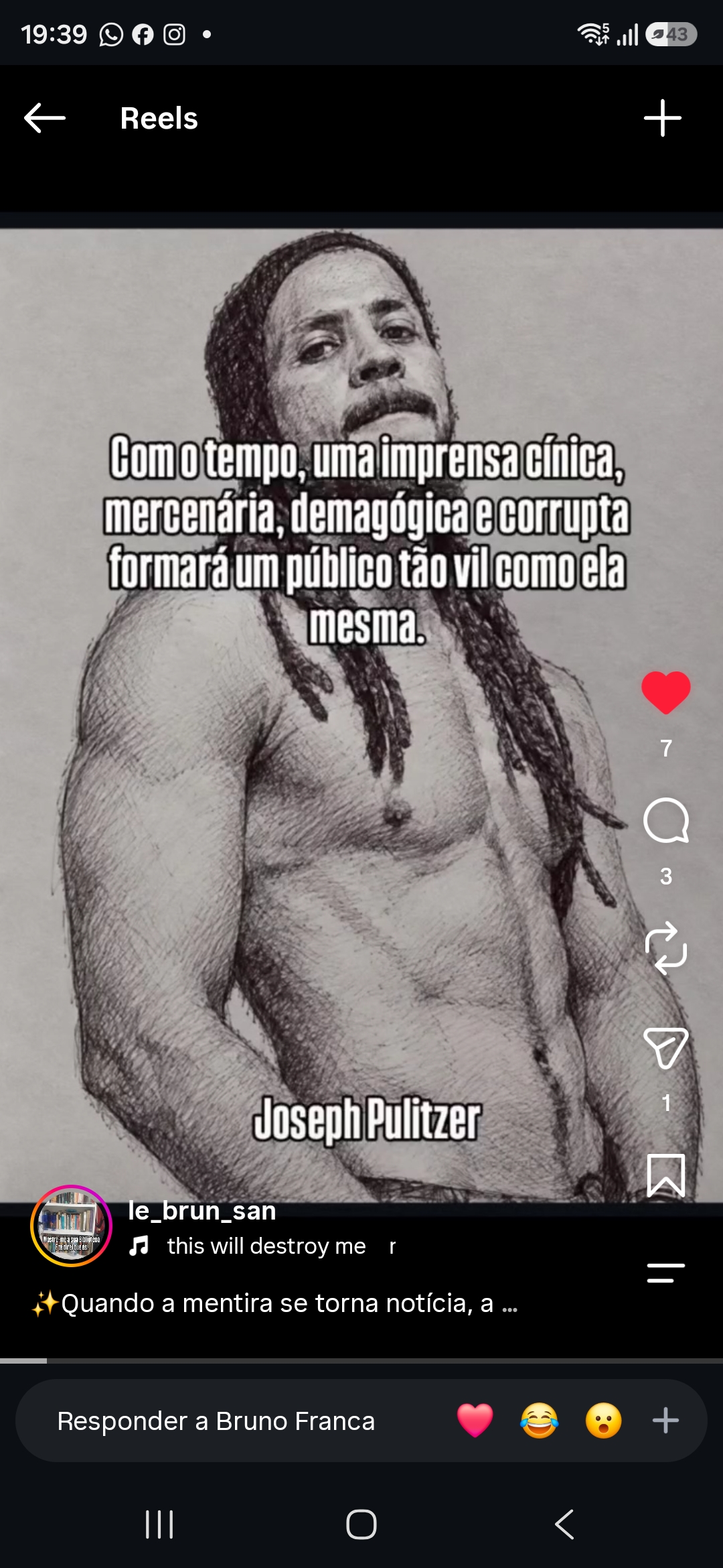 Texto: Bruno M. F. Santana