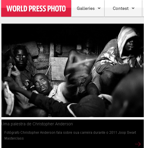 Inscri??es para a 55? edi??o do maior pr?mio internacional de fotografia  World Press Photo Contest 201 ser?o abertas.em dezembro.