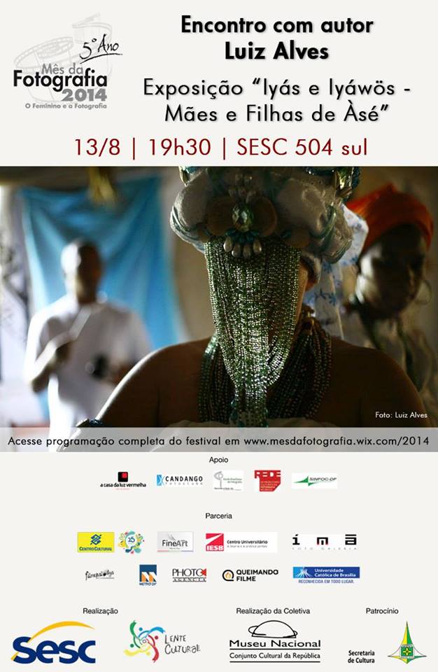 ? HOJE!!! Encontro com o autor e visita guiada com Luiz Alves.Local: Audit?rio do SESC 504 Sul (W3 Sul, Quadra 504/505, Bloco ?A? Bras?lia ? DF)